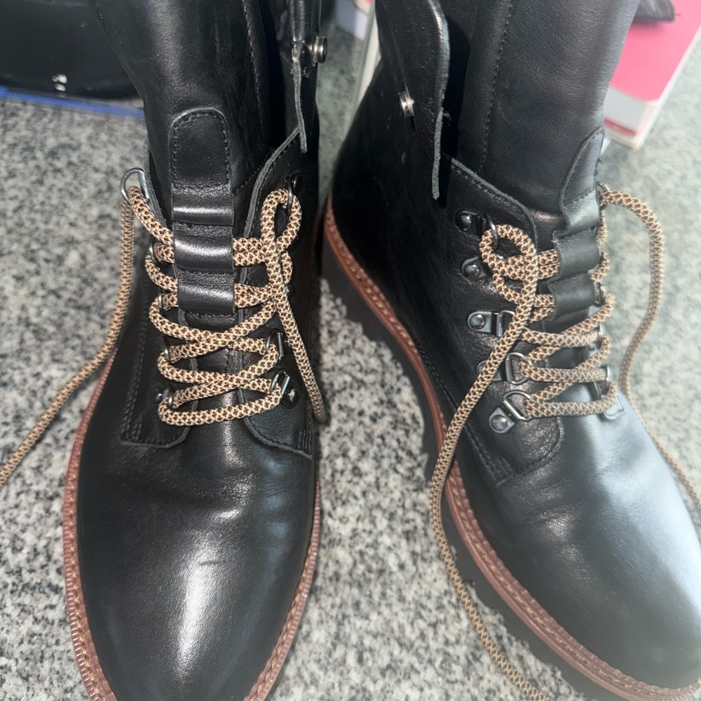 Black Leather Boots